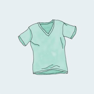 تی شرت یقه وی - Image 2